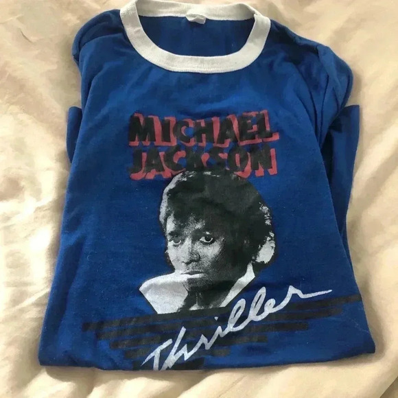 AUTHENTIC VINTAGE Michael Jackson Tee - Picture 3 of 3